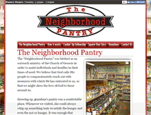 Tablet Screenshot of nccogpantry.org